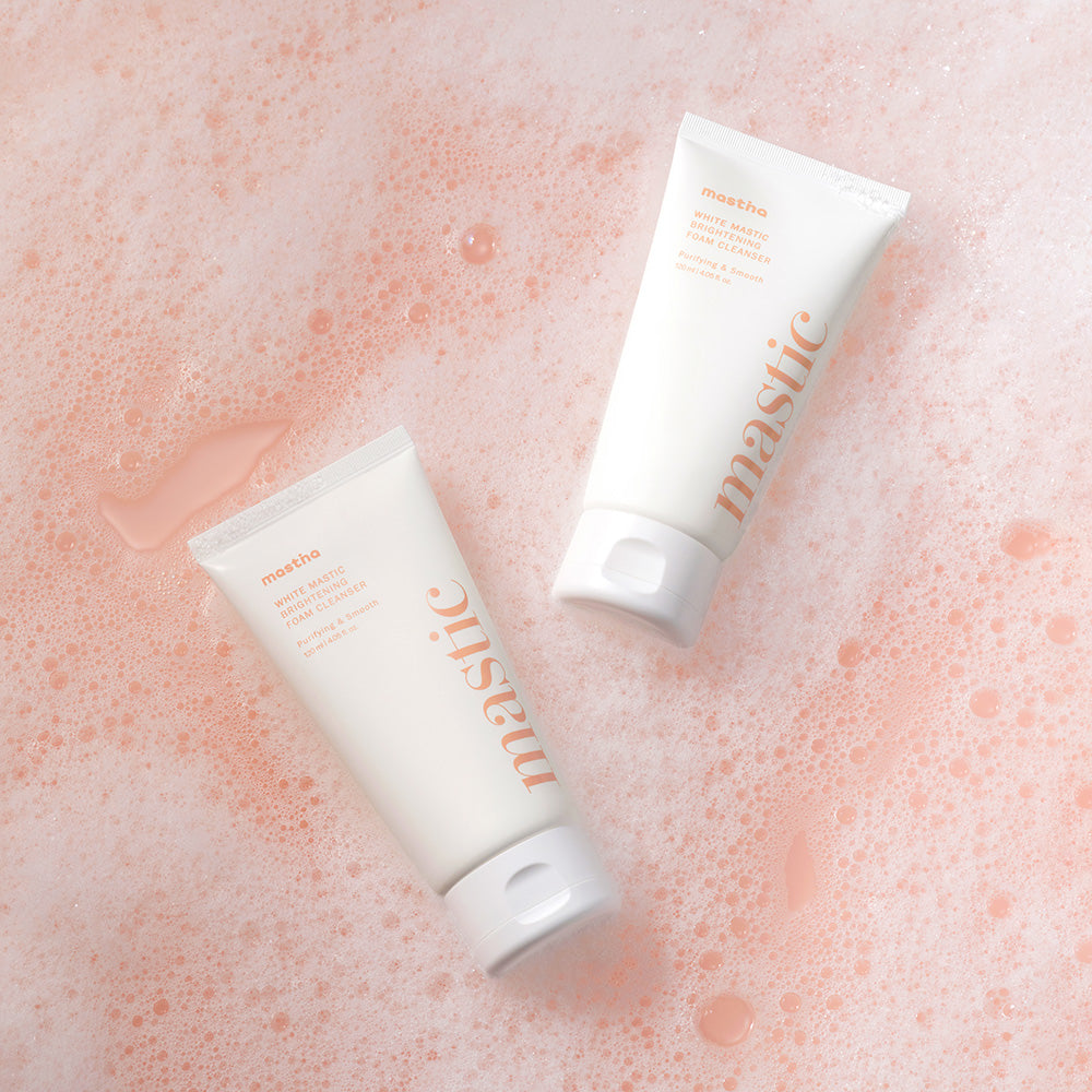 White Mastic Brightening Foam Cleanser