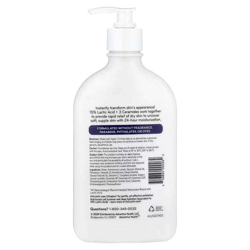 Intensive Healing Lotion with 15% Lactic Acid AHA