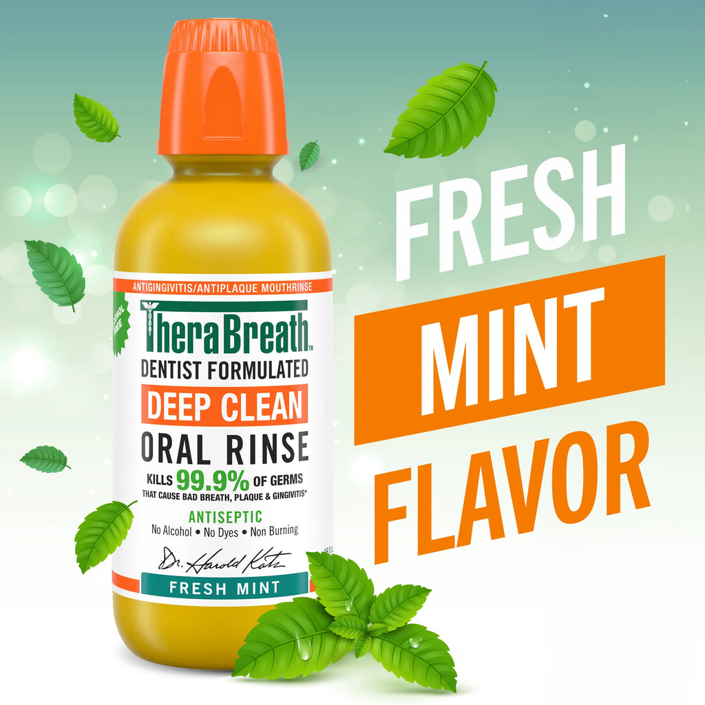 TheraBreath Deep Clean Oral Rinse
