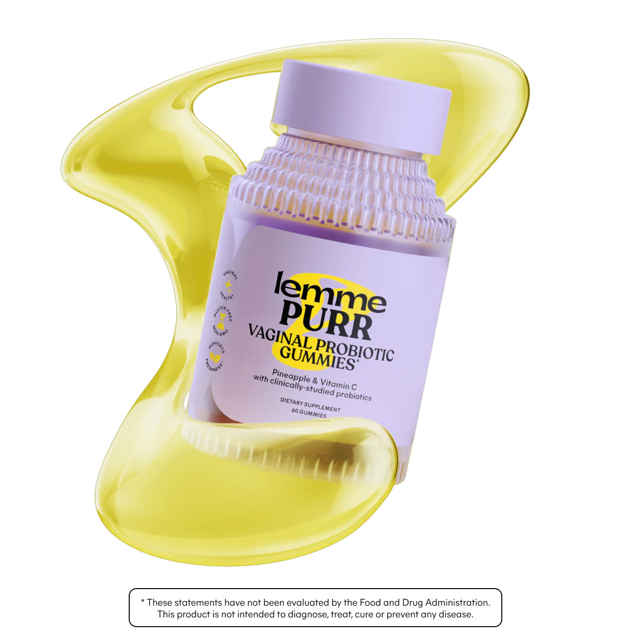 Lemme Purr – 60 Gummies Probiotiques Intimes