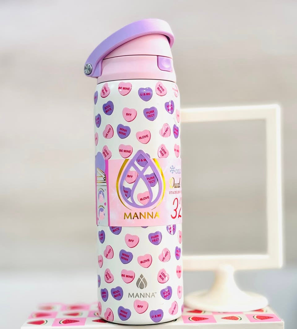 Insulated Stainless Steel Water Bottle Manna Dual-Active