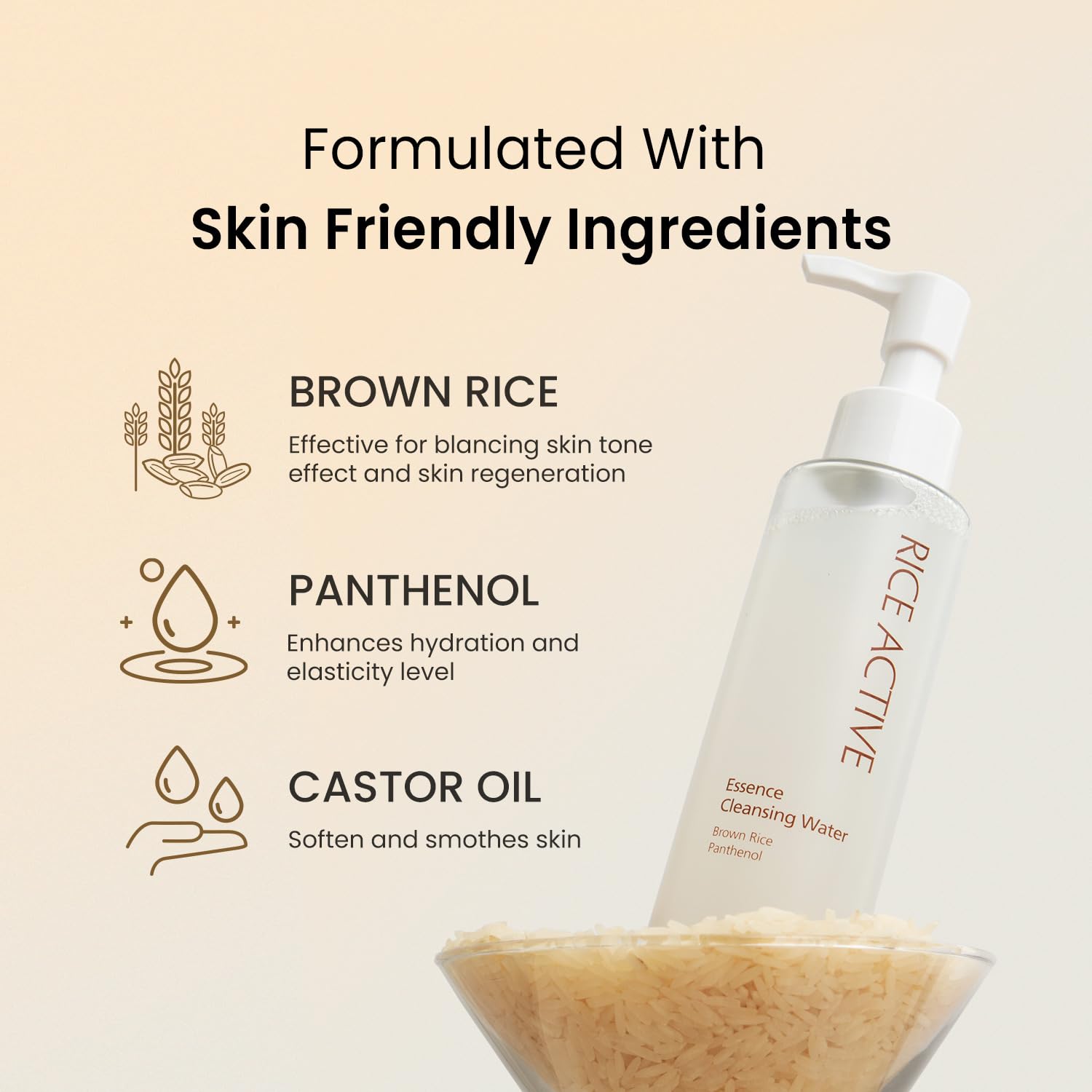 Rice Active Essence Cleansing Water