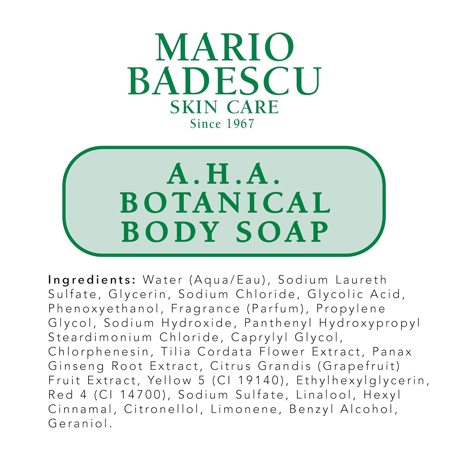 A.H.A Botanical Body Soap