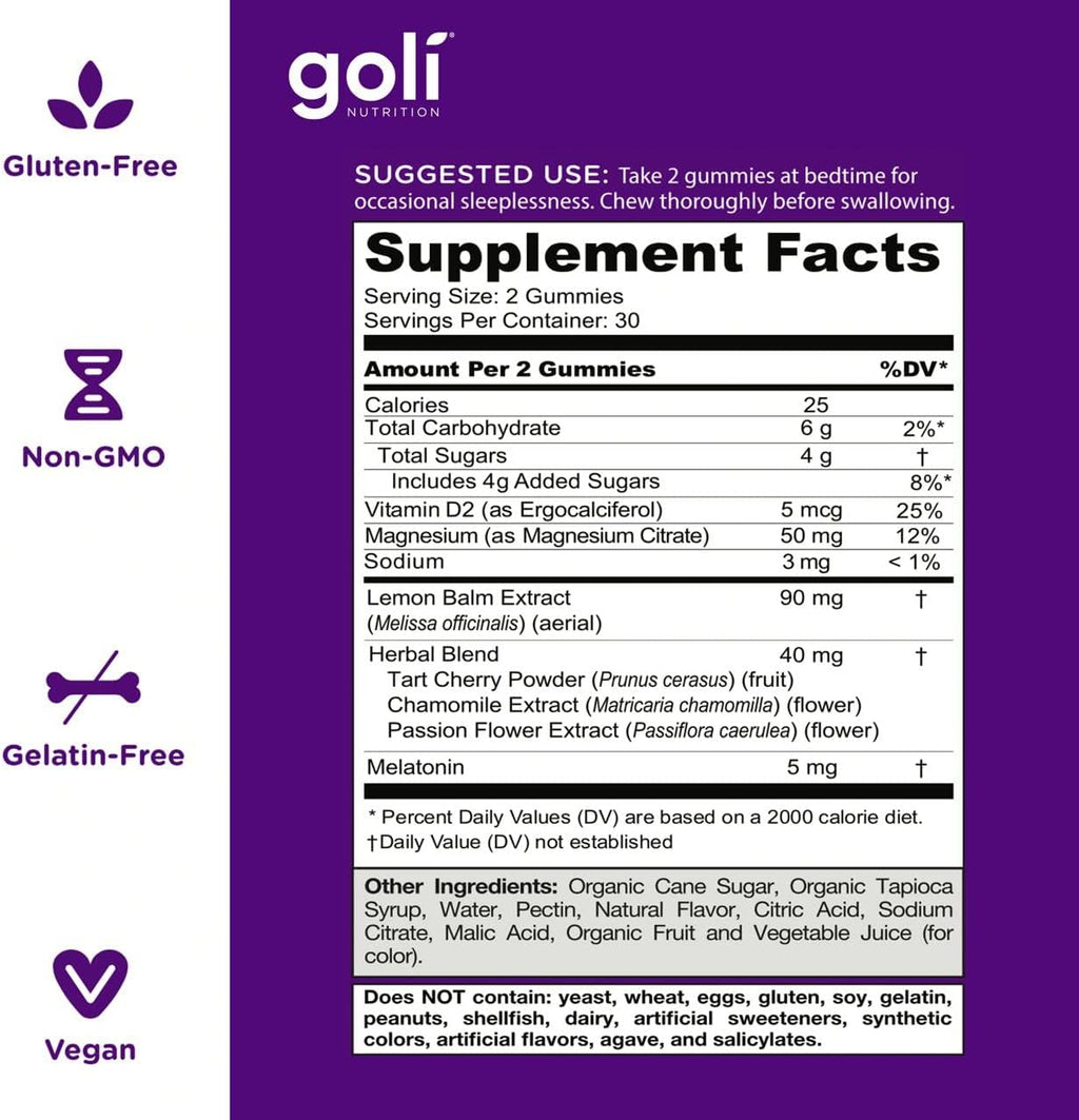 Dreamy Sleep Gummy - 60 Count