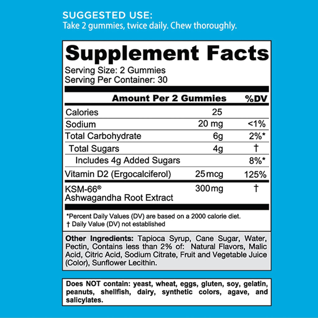 Ashwagandha Gummies - 60 Count