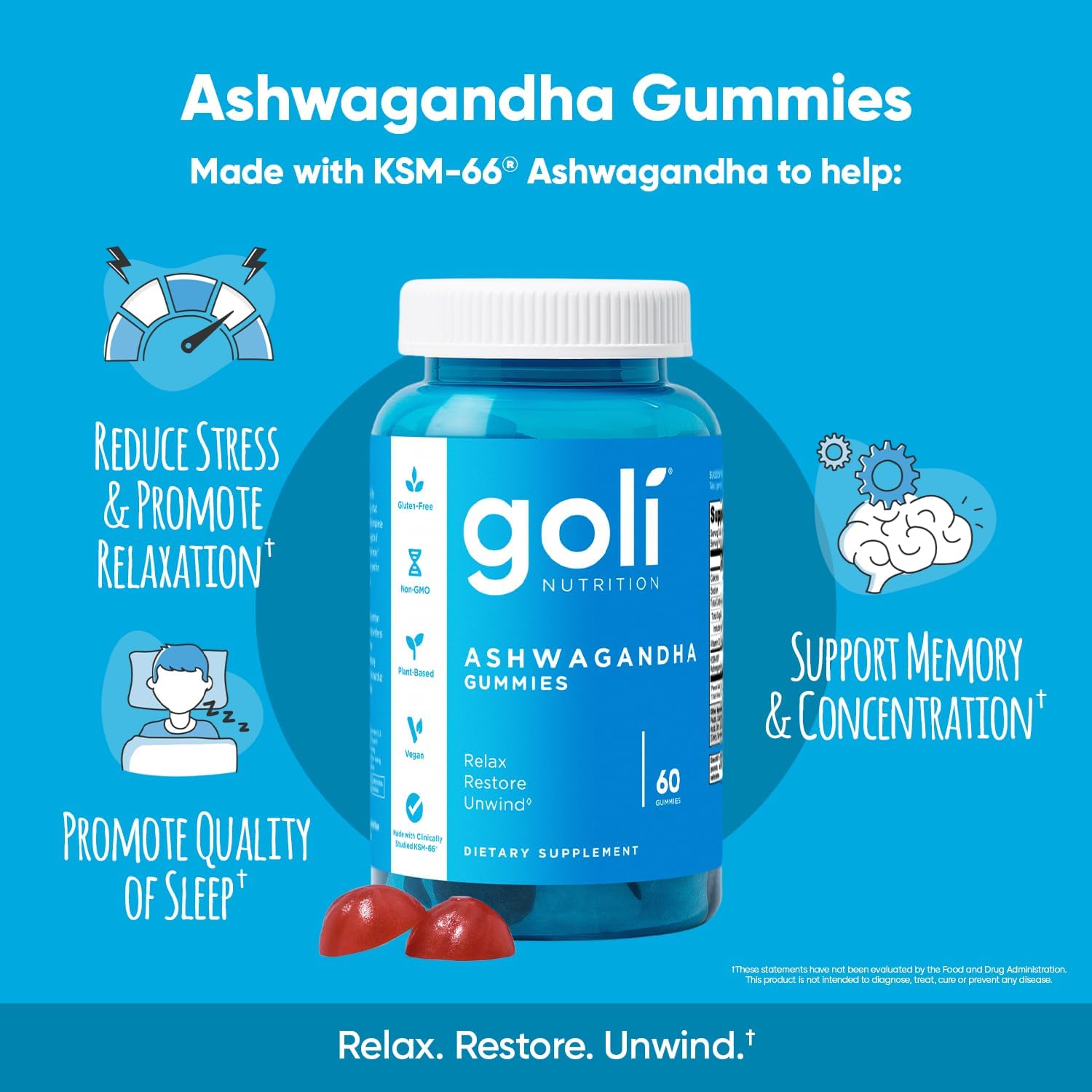 Ashwagandha Gummies - 60 Count