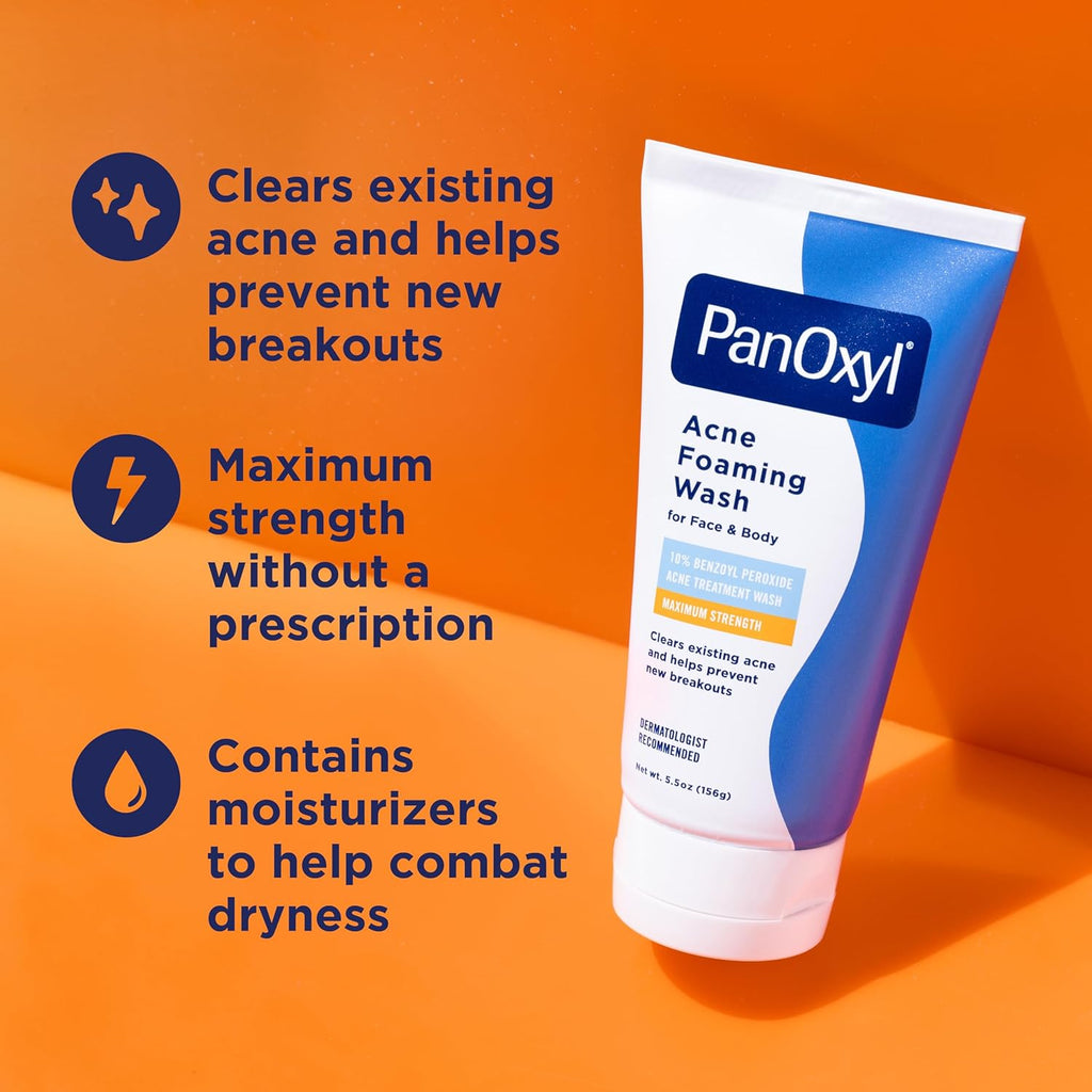 10% Benzoyl Peroxide Acne Foaming Wash