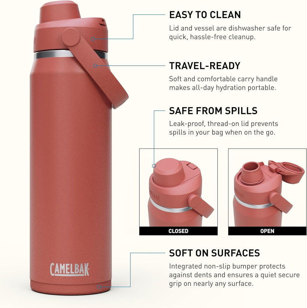 Thrive™ Chug 25oz Bottle, Insulated Stainless Steel