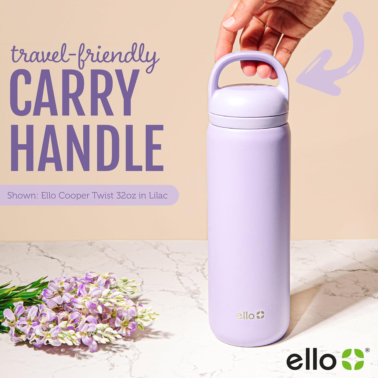 Cooper Twist Stainless Steel Water Bottle