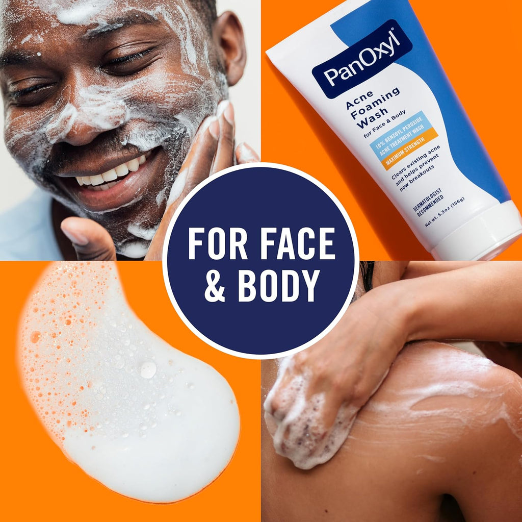 10% Benzoyl Peroxide Acne Foaming Wash