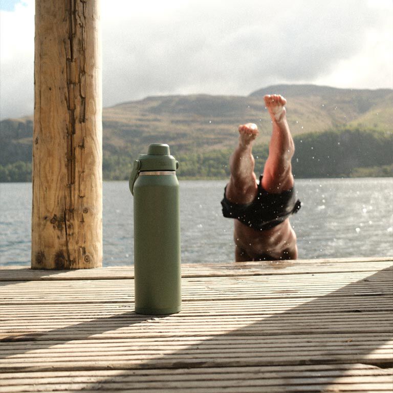 Thrive™ Chug 25oz Bottle, Insulated Stainless Steel