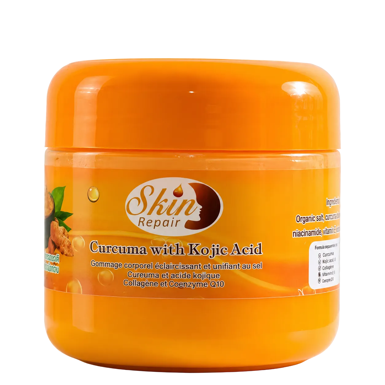 Curcuma with Kojic Acid – Gommage Corps Éclaircissant