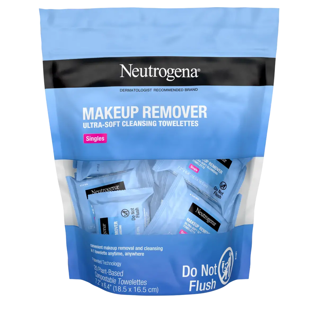 Makeup Remover Cleansing Towelette Singles, 20 Count