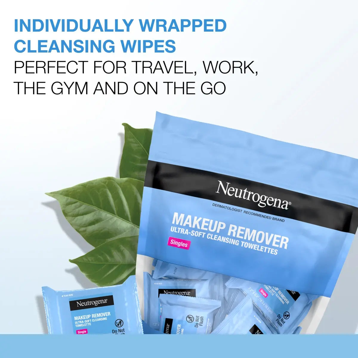 Makeup Remover Cleansing Towelette Singles, 20 Count