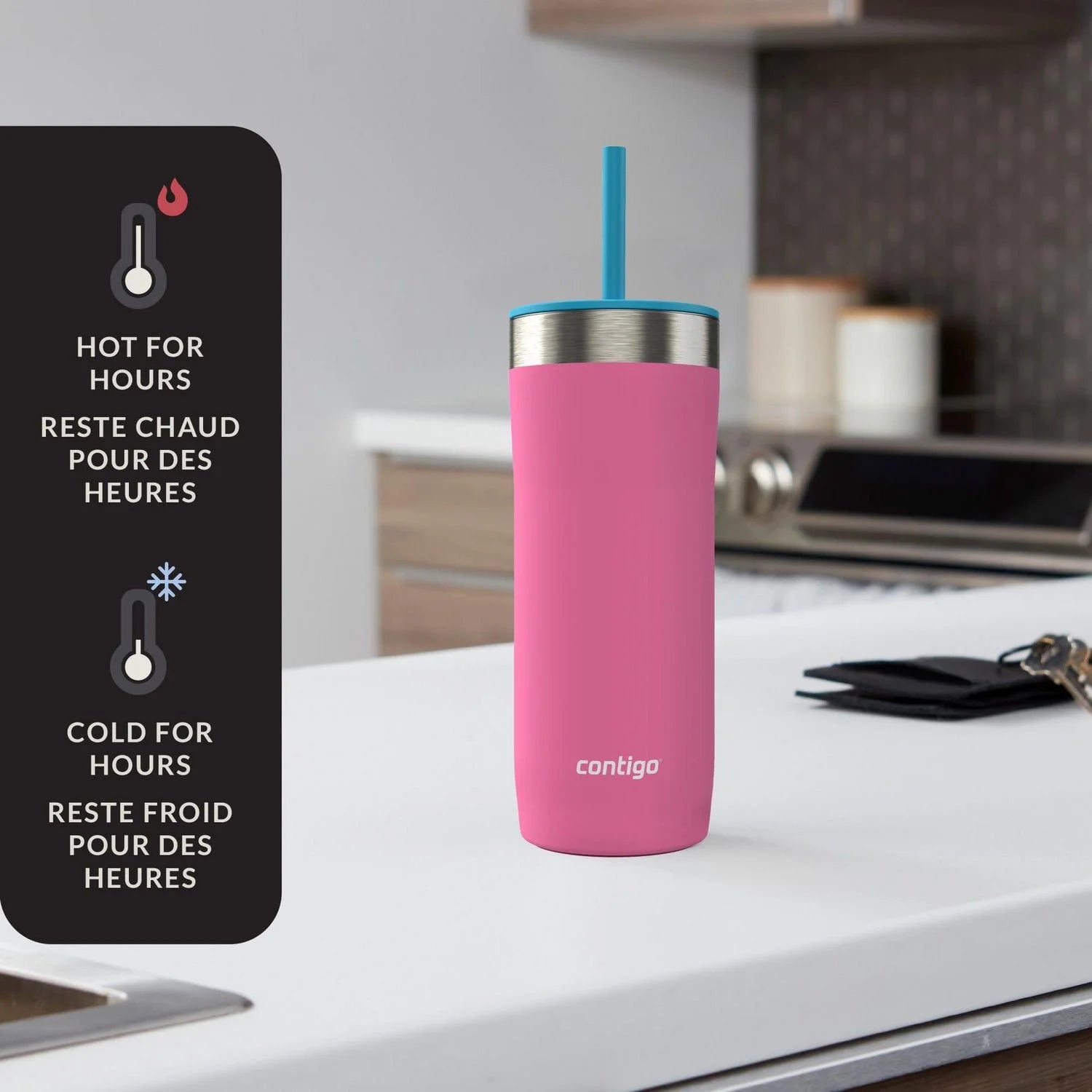 Streeterville Stainless Steel Tumbler