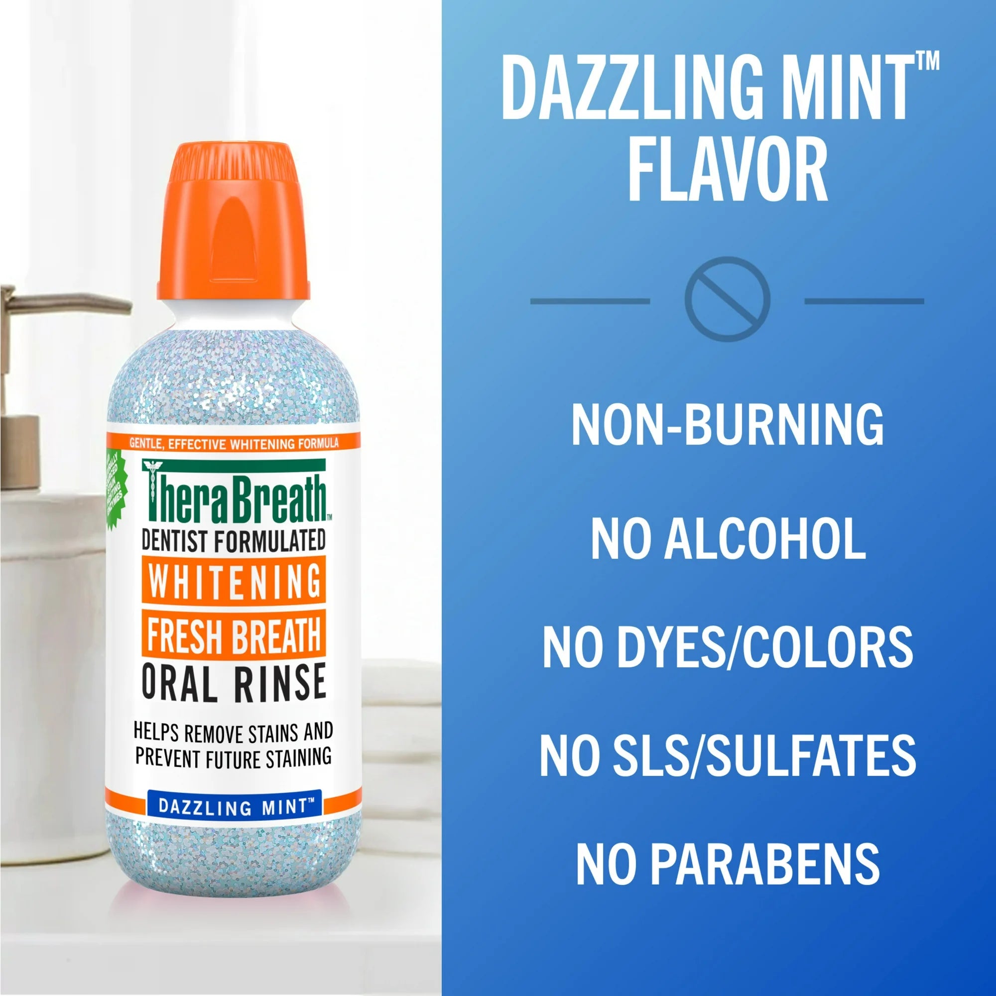 Whitening Alcohol-Free Mouthwash