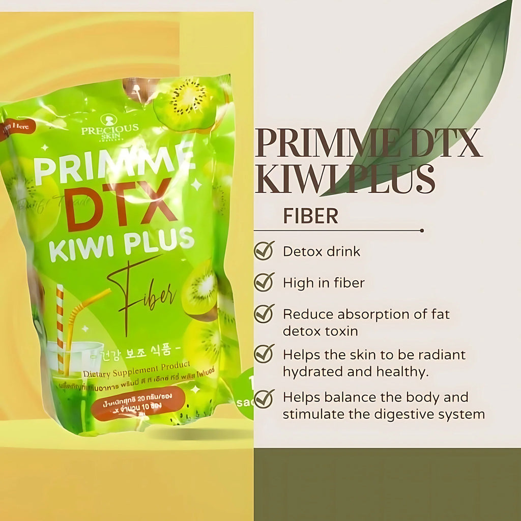 Primme DTX Kiwi Plus Fiber - 10 Sachets